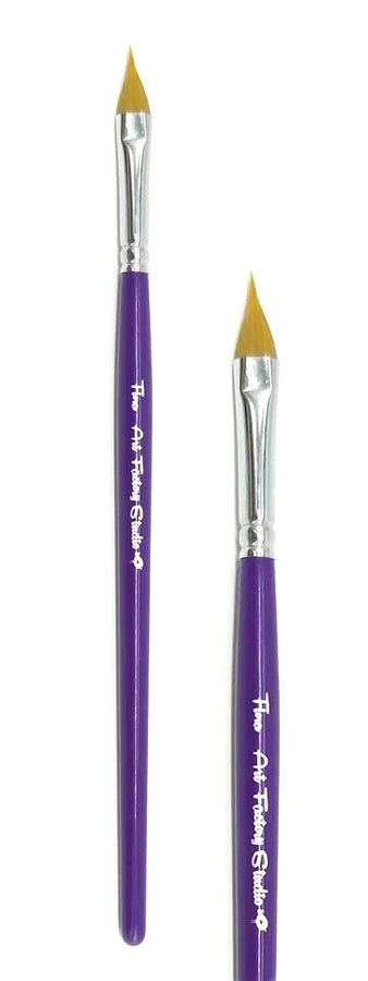 Art Factory Studio Flora #6 Paint Brush - Professional Artist Brush for Oil, Acrylic & Watercolor Painting - Perfect for Canvas, Paper & DIY Art Projects