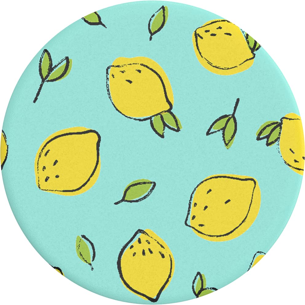 PopSockets Expanding Phone Grip with Kickstand - Citrus Fruit Design | Secure Phone Holder for Selfies, Videos & Hands-Free Viewing