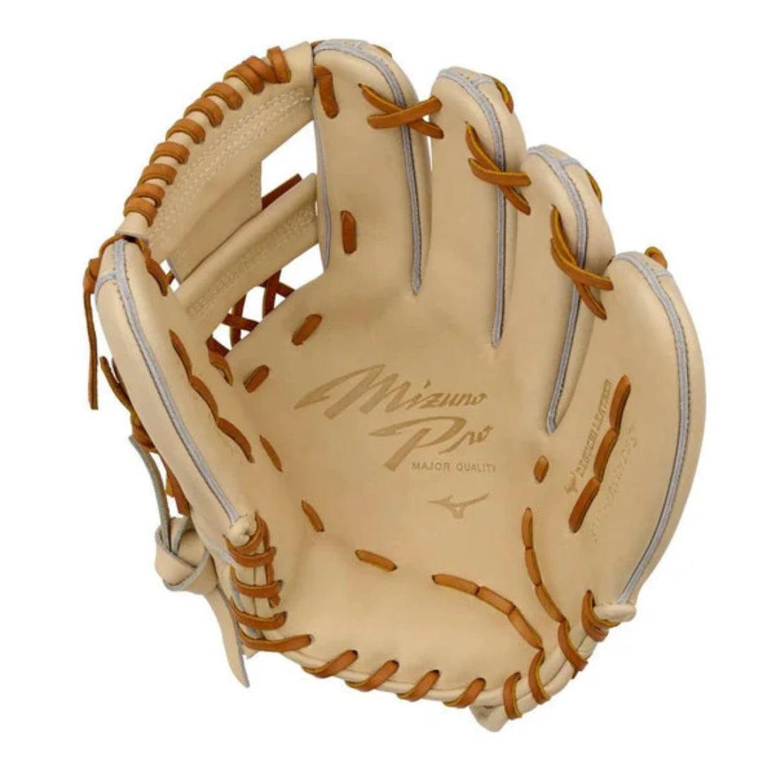Mizuno Pro GMP 4000S 11.5 Inch Premium Infielder Baseball Glove - 313199.RG81 | High-Performance Leather Glove for Baseball Players, Ideal for Infield Practice & Games