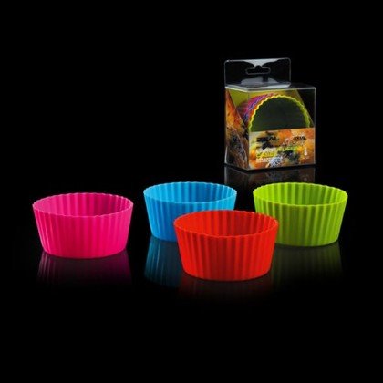 6-Pack Standard 3-Inch Silicone Muffin Cups - Reusable, Non-Stick Baking Cups for Cupcakes, Muffins & Mini Desserts - Perfect for Home Baking, Party Treats & Meal Prep