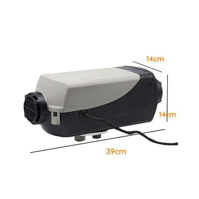 12V 5KW Diesel Air Heater with LCD Thermostat & Remote Control - Portable Heating for Caravan, Motorhome, RV, Boat, and Winter Camping