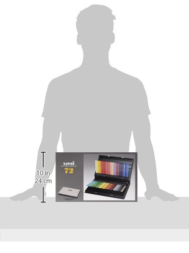 Mitsubishi Uni 72-Colors Pencils Set for Artists & Students