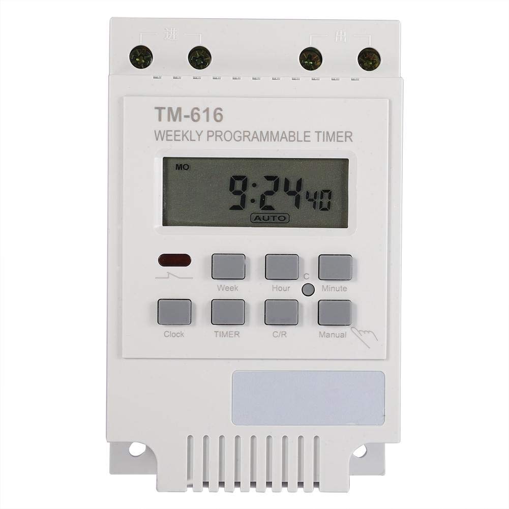12V Digital Timer Switch - Energy Saving Electric Timer for Lights, TV, Radio & Household Appliances | Perfect for Home Automation & Power Saving