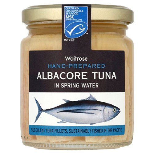Premium Albacore Tuna in Spring Water - 225g Can (8oz) | Wild Caught, High Protein, Mercury Tested | Perfect for Salads, Sandwiches & Healthy Meal Prep