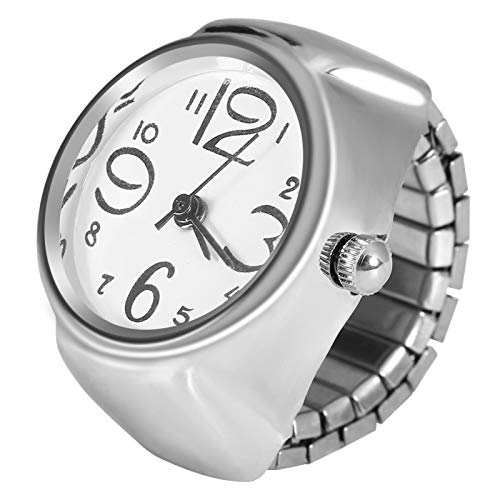 Stylish Unisex Ring Watch - Round Quartz Finger Watch for Women & Men, Fits Most Sizes [7#] - Perfect for Fashion Accessories, Gifts, and Everyday Wear