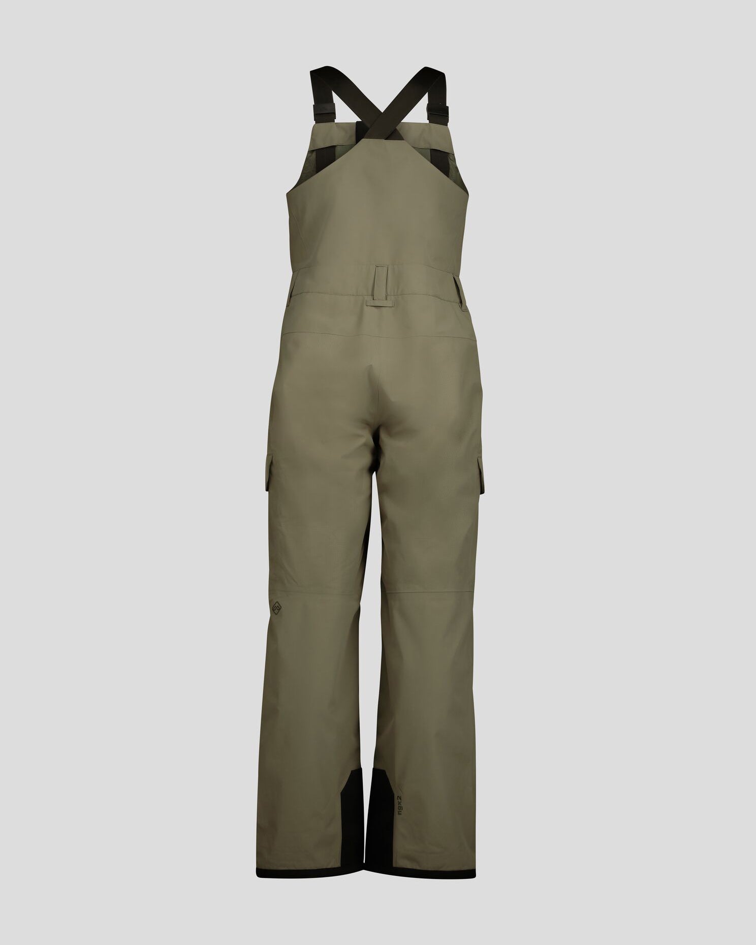 Men's PWDR Days 2L Insulated Snow Bib Pants - Waterproof Winter Ski Overalls for Snowboarding & Cold Weather - Beech Color