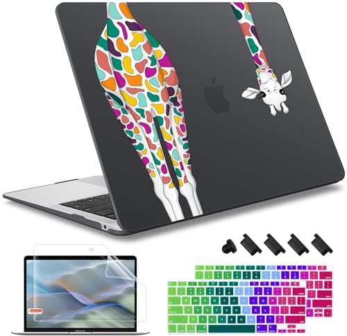 Black Colorful Giraffe