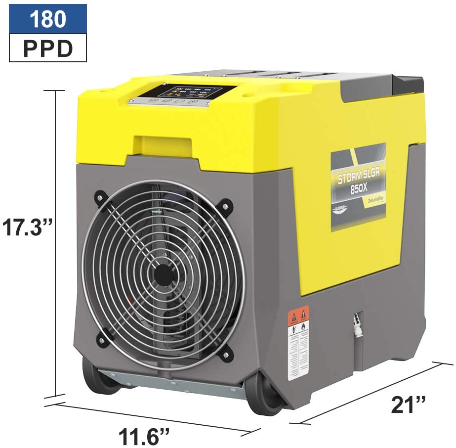 AlorAir Storm SLGR 850X Commercial Dehumidifier 85 Pints with Built-in Condensate Pump - Heavy Duty Moisture Removal for Basements, Warehouses & Large Spaces