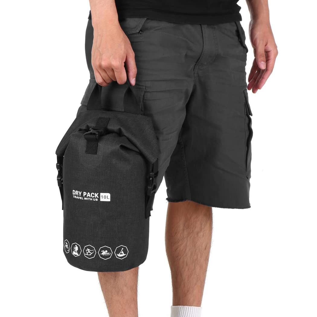 Waterproof Dry Bag Backpack - Floating Roll-Top Duffel for Kayaking, Swimming, Beach & Water Sports - Ideal for River Trekking, Boating & Outdoor Adventures