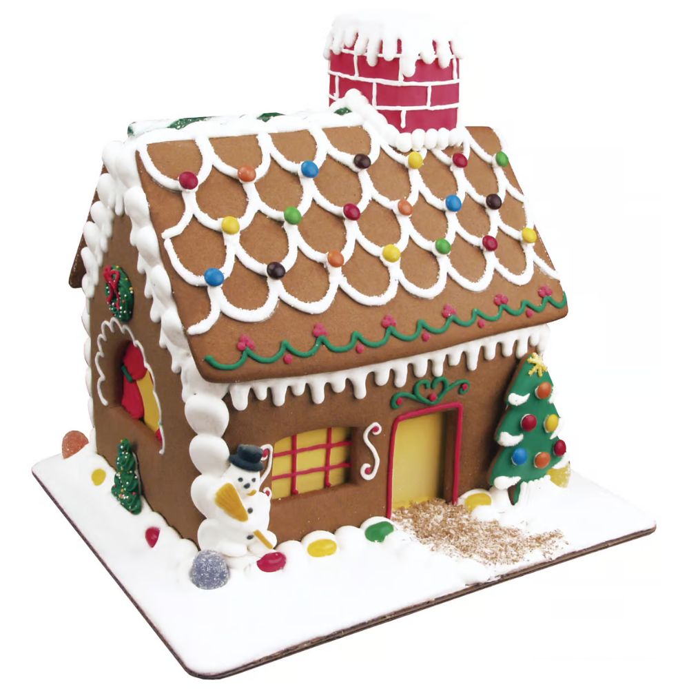 Fox Run Gingerbread House Bake Set - 101 Piece Cookie Cutter Kit for Christmas Baking, DIY Holiday Decorations & Festive Family Activities | Perfect for Holiday Parties, Christmas Crafts & Gingerbread House Competitions