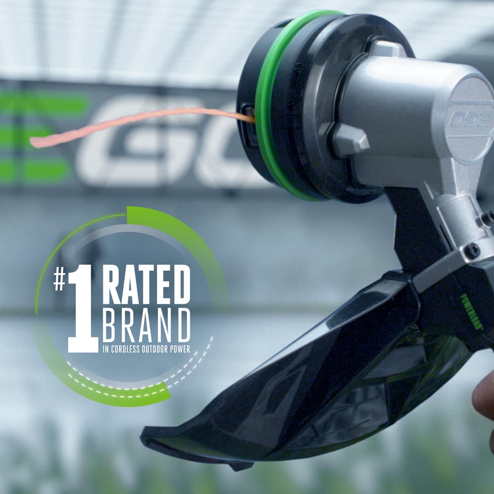EGO Power+ ST1520S 15-Inch Cordless String Trimmer with POWERLOAD Technology | Carbon Fiber Split Shaft | Battery & Charger Sold Separately | Perfect for Lawn Edging, Weed Control & Yard Maintenance