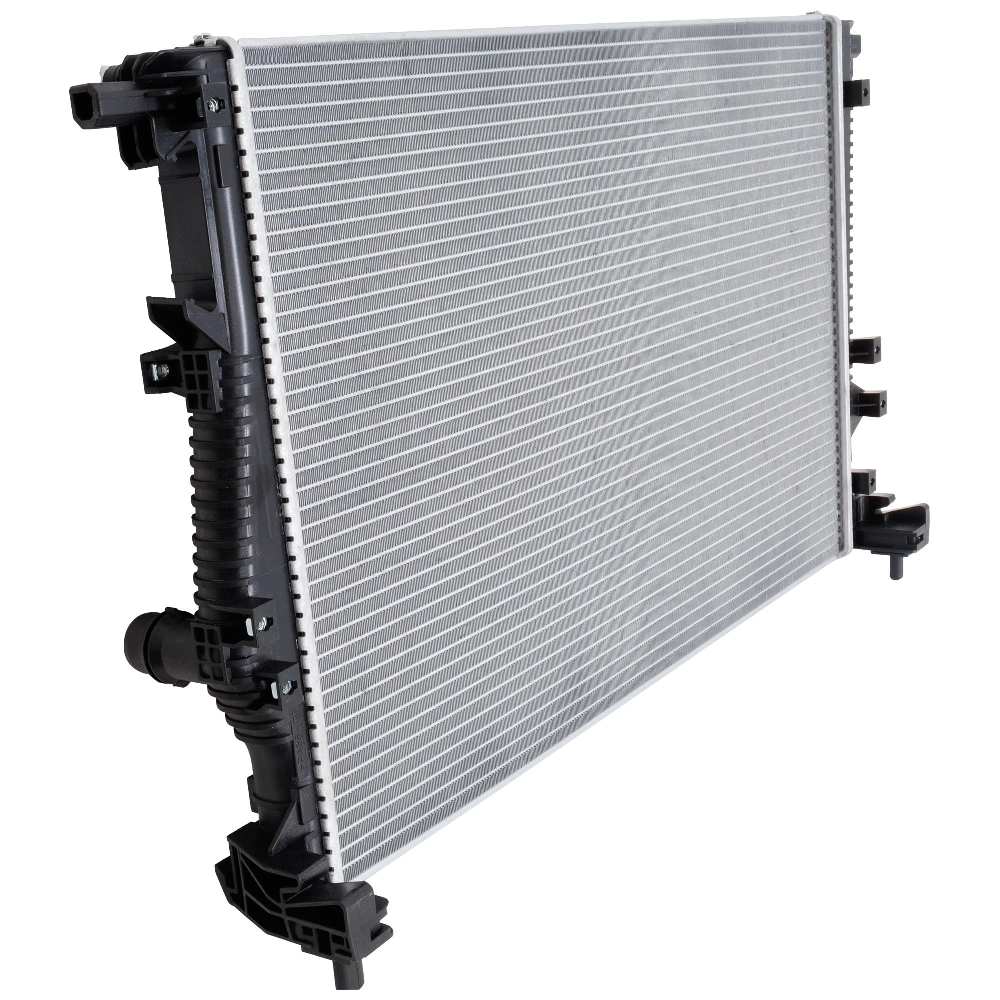 Go-Parts Dual Fan Radiator Replacement for Jeep Cherokee 2014-2018 - Compatible with 2015, 2016, 2017 Models - High Performance Cooling System for Off-Roading & Daily Driving
