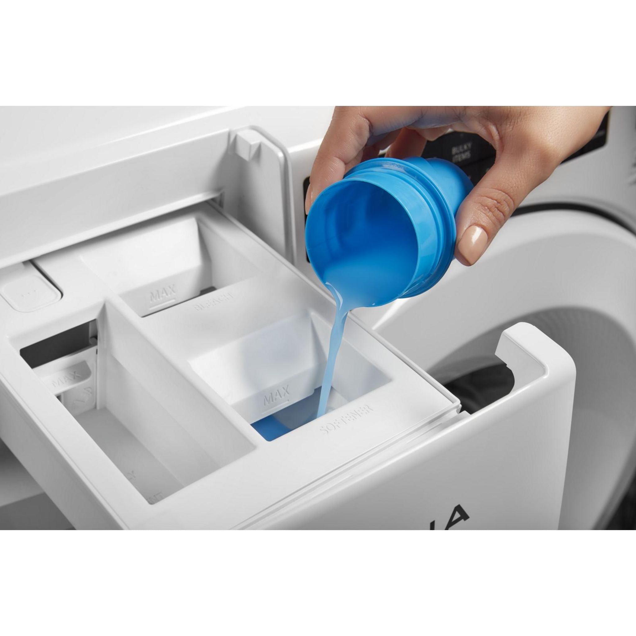 Amana NFW5800HW 24 Inch Front Load Washer - Energy Efficient, Large Capacity, White - Perfect for Laundry Rooms & Apartments