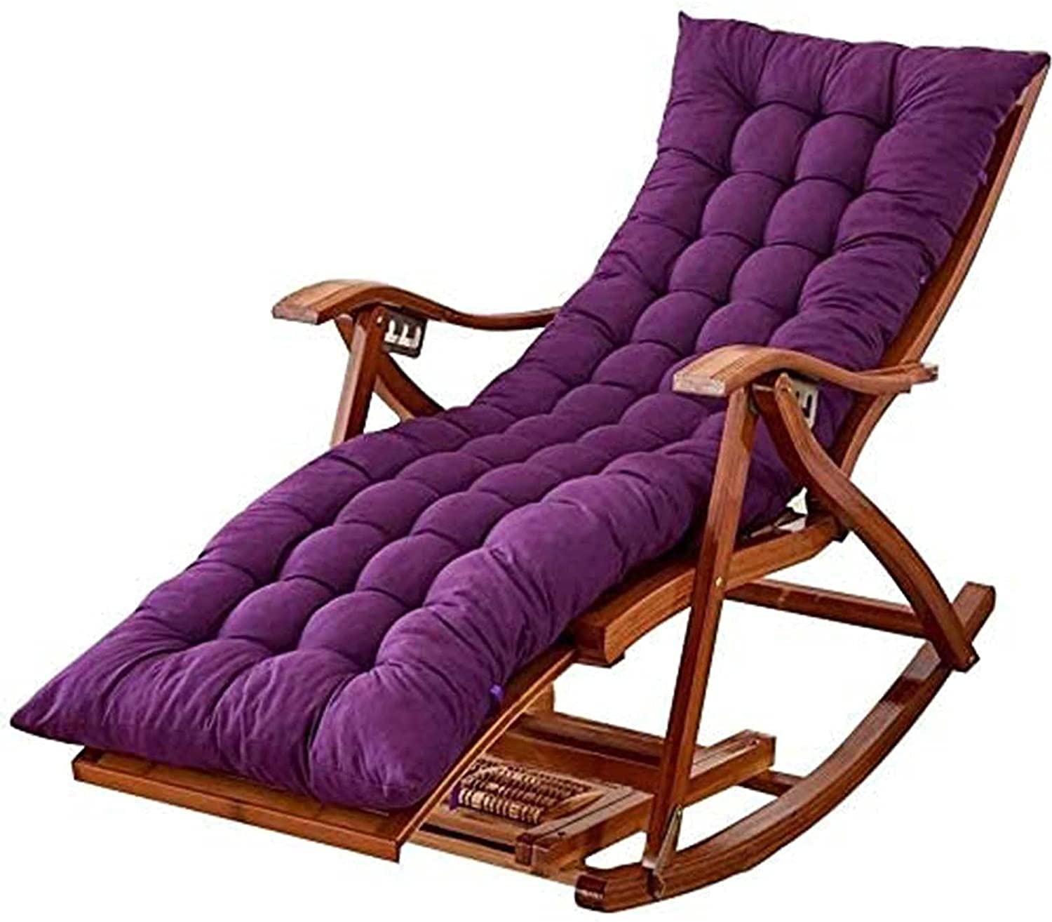 Livronic Zero Gravity Lounge Chair - Foldable Sun Lounger with Cotton Cushion & Foot Massage Wheel | Outdoor Rocking Chair for Garden, Poolside, Patio & Deck | Perfect for Relaxing, Napping & Sunbathing