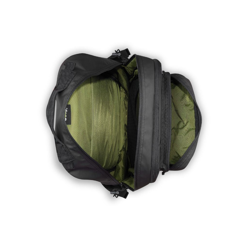 Jeep Tactical Multi-Pocket 15L Backpack - Durable Military Style Rucksack for Hiking, Camping & Outdoor Adventures (Black)
