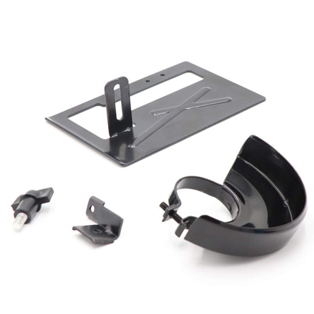 **Angle Grinder Protective Cover & Wheel Guard - Heavy Duty Balance Base & Cutting Machine Bracket Set (Base + Cover) for Metal, Wood, and Tile Cutting - DIY & Professional Use**