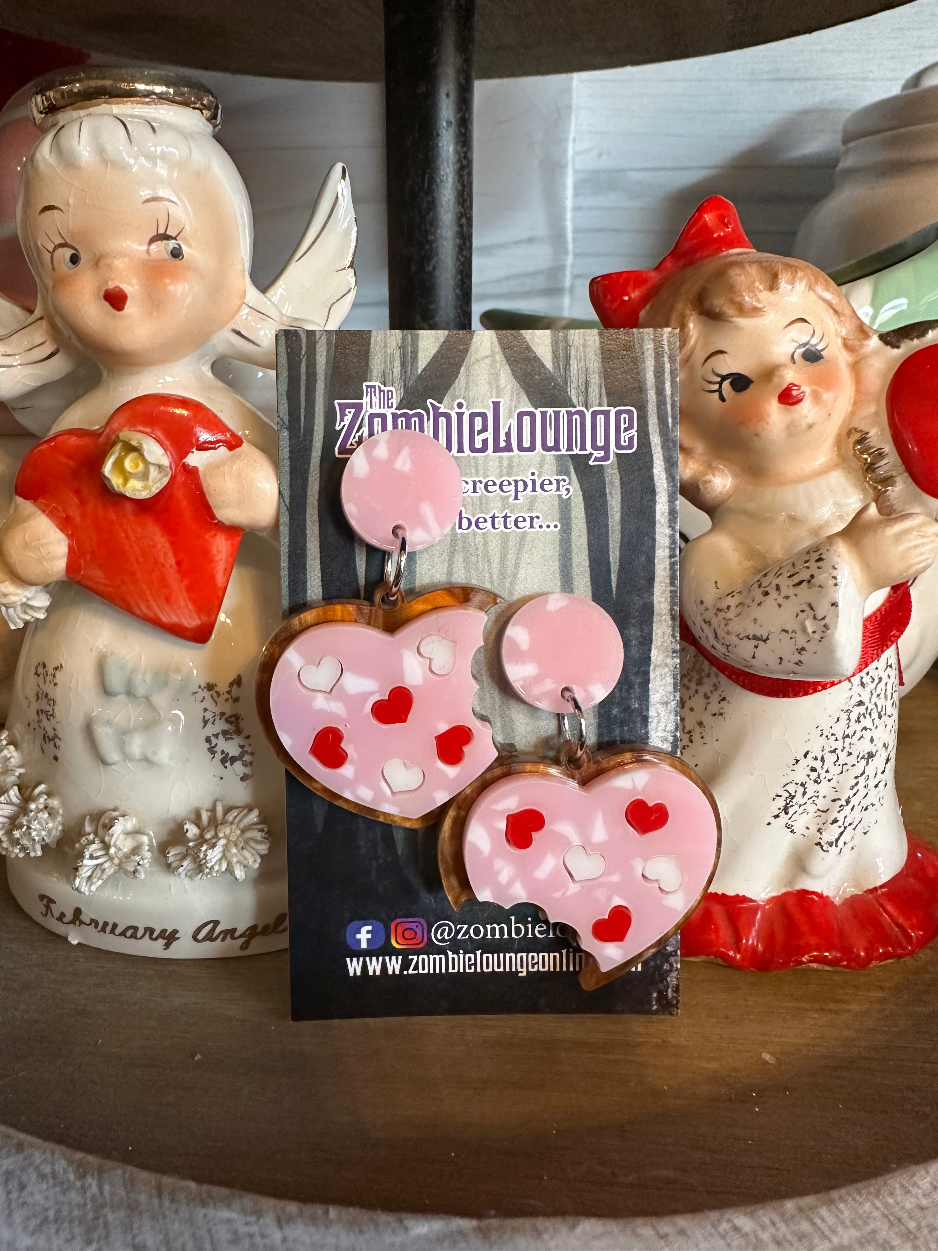 Valentine's Day Heart Cookie Earrings - Sweet Romantic Jewelry Gift for Her - Perfect for Valentine's Gifts, Anniversaries & Date Nights