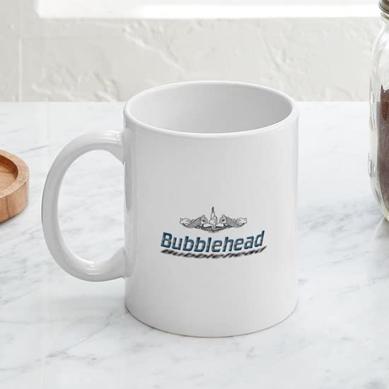 11 oz (325 ml) Ceramic Coffee Mug - Insulated Bubblehead Design for Hot & Cold Drinks - Perfect for Home, Office, or Gift Giving
