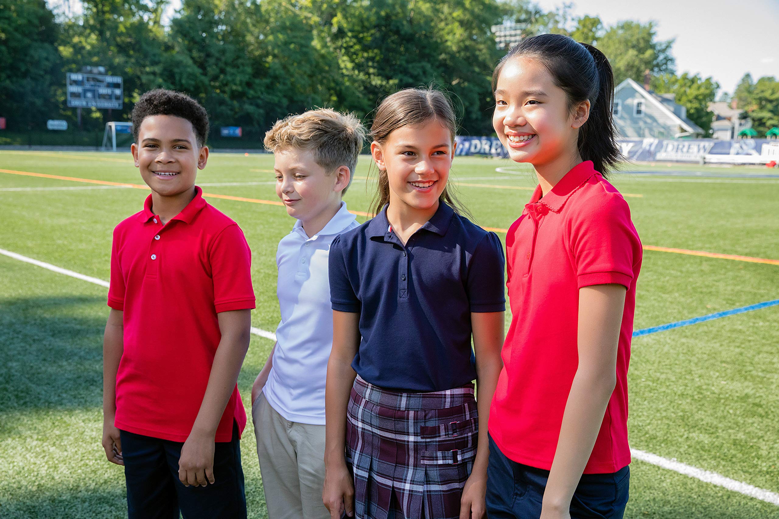 French Toast Girls' Adjustable Waist Pleated-Front Scooter Skirt - Perfect for School Uniforms, Playdates & Casual Outfits