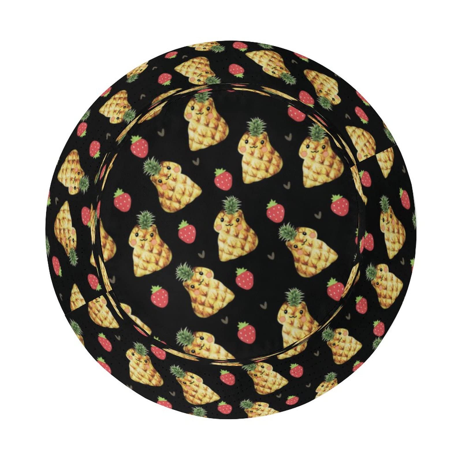 Stylish Pineapple Frog Bucket Hat for Women & Men - Lightweight Packable Summer Sun Hat for Beach, Fishing, Travel & Outdoor Activities - Unisex Adjustable UV Protection Cap