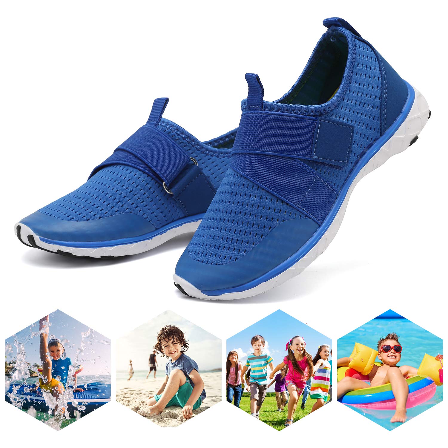CIOR Kids Water Shoes - Lightweight Swim Sneakers for Toddler & Big Kid - Beach & Pool Sports