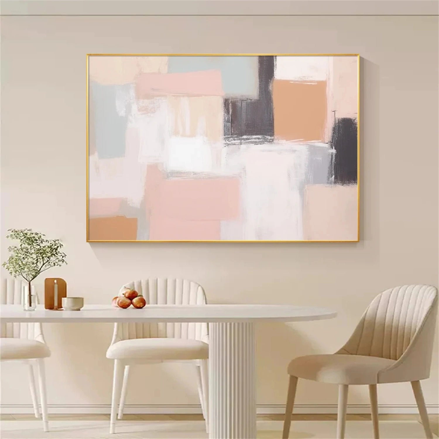 Abstract Painting #AB 296 - Modern Wall Art for Home & Office Decor | Large Canvas Artwork for Living Room, Bedroom, or Workspace