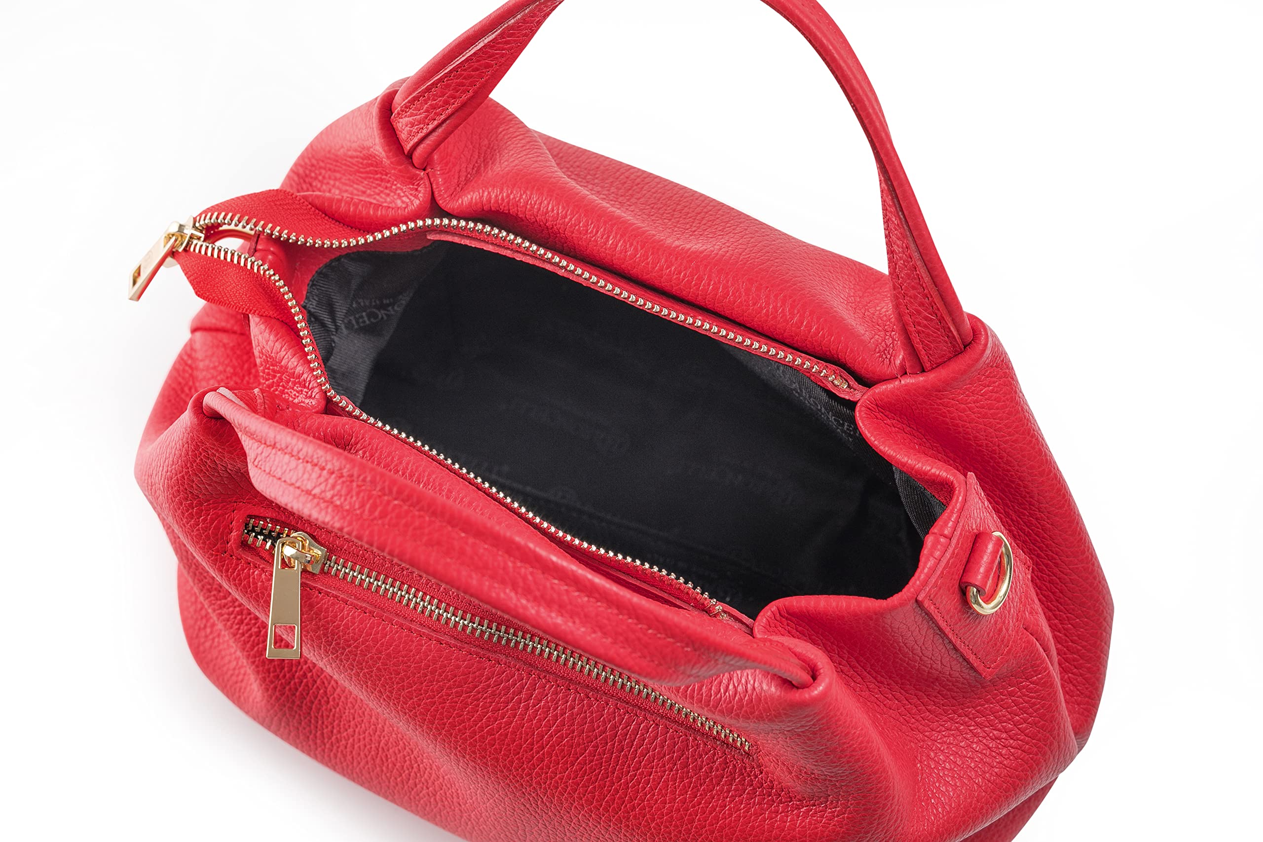 Baroncelli Genuine Italian Leather Purse for Women - Soft Medium Shoulder Crossbody Bag Handmade in Italy | Perfect for Work, Travel & Everyday Use