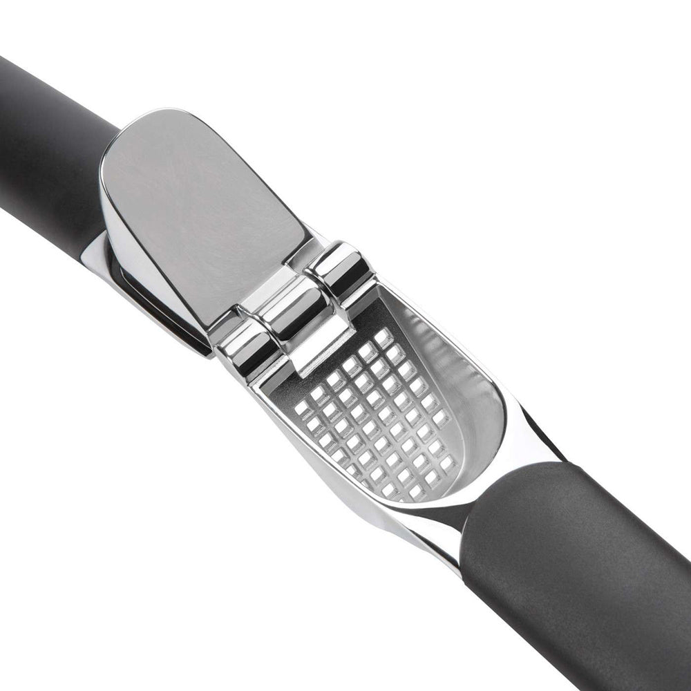 Premium Stainless Steel Garlic Press - Heavy Duty, Easy Clean, Rust Proof - Perfect for Cooking, Baking & Meal Prep at Home or Restaurant