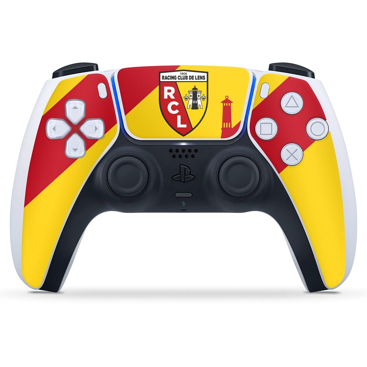 PS5 Controller Skins - Custom Stickers Compatible with Sony PlayStation 5 Gamepad | Durable Vinyl Decals for Racing & Football Fans | Perfect for Gaming Setup & Gift Giving
