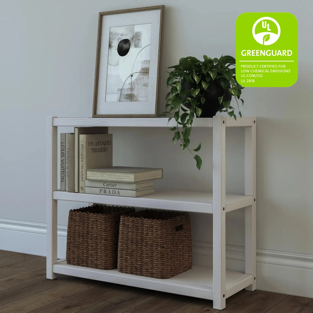 Greenport 30 Modular Bookcase - Adjustable Bookshelf for Home & Office - Modern Wooden Storage Shelf for Living Room, Bedroom, Study - Easy Assembly & Space Saving Design