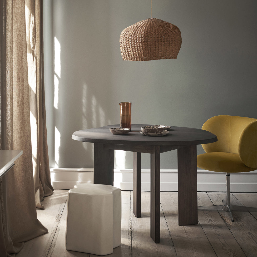 Ferm Living Drape Lampshade - Modern Scandinavian Pendant Light for Living Room, Bedroom & Dining Room Decor