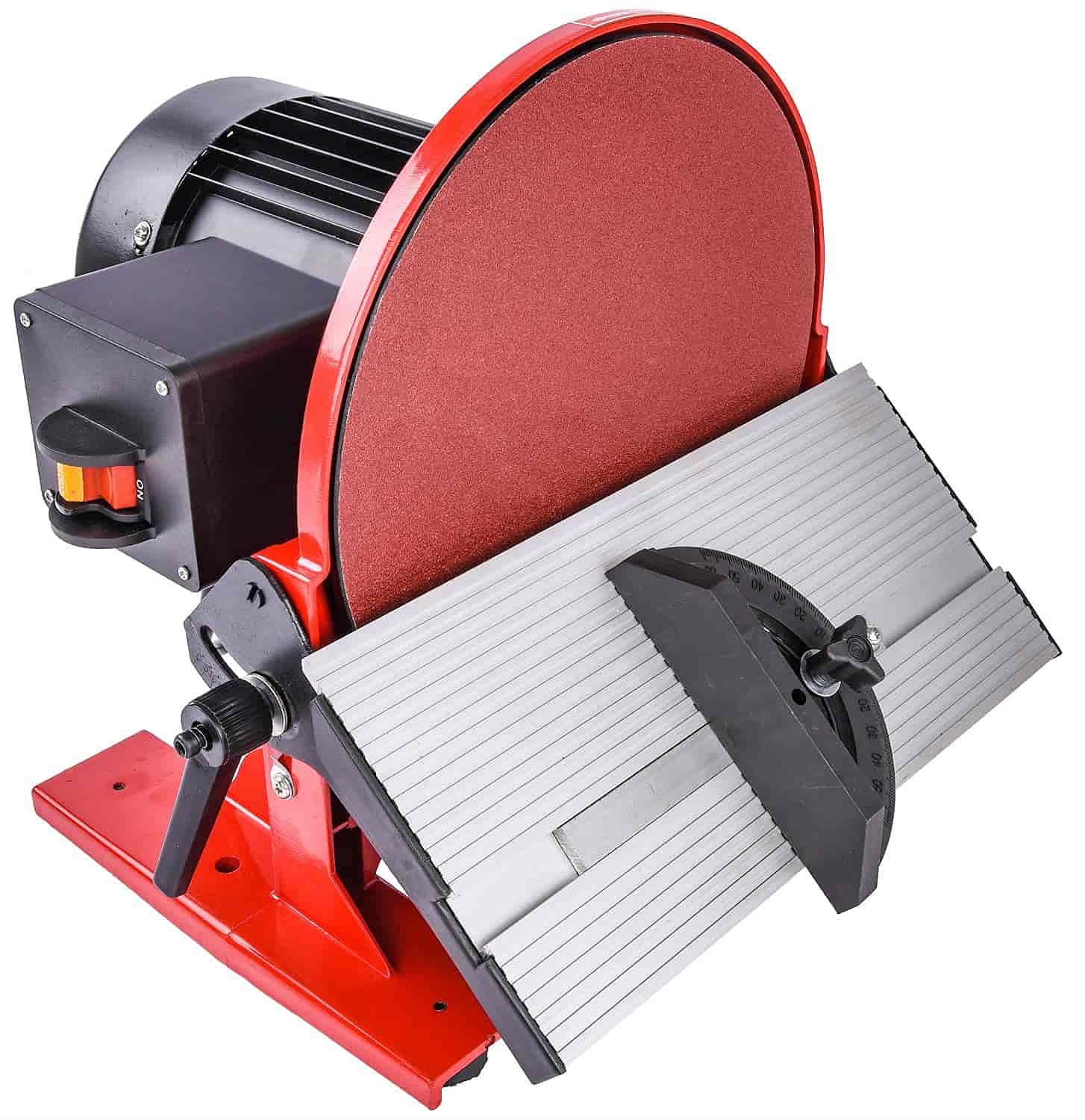 JEGS 81752 10-Inch Disc Sander - 120V, 1150-3600 RPM Variable Speed - Perfect for Woodworking, Metal Polishing & DIY Projects