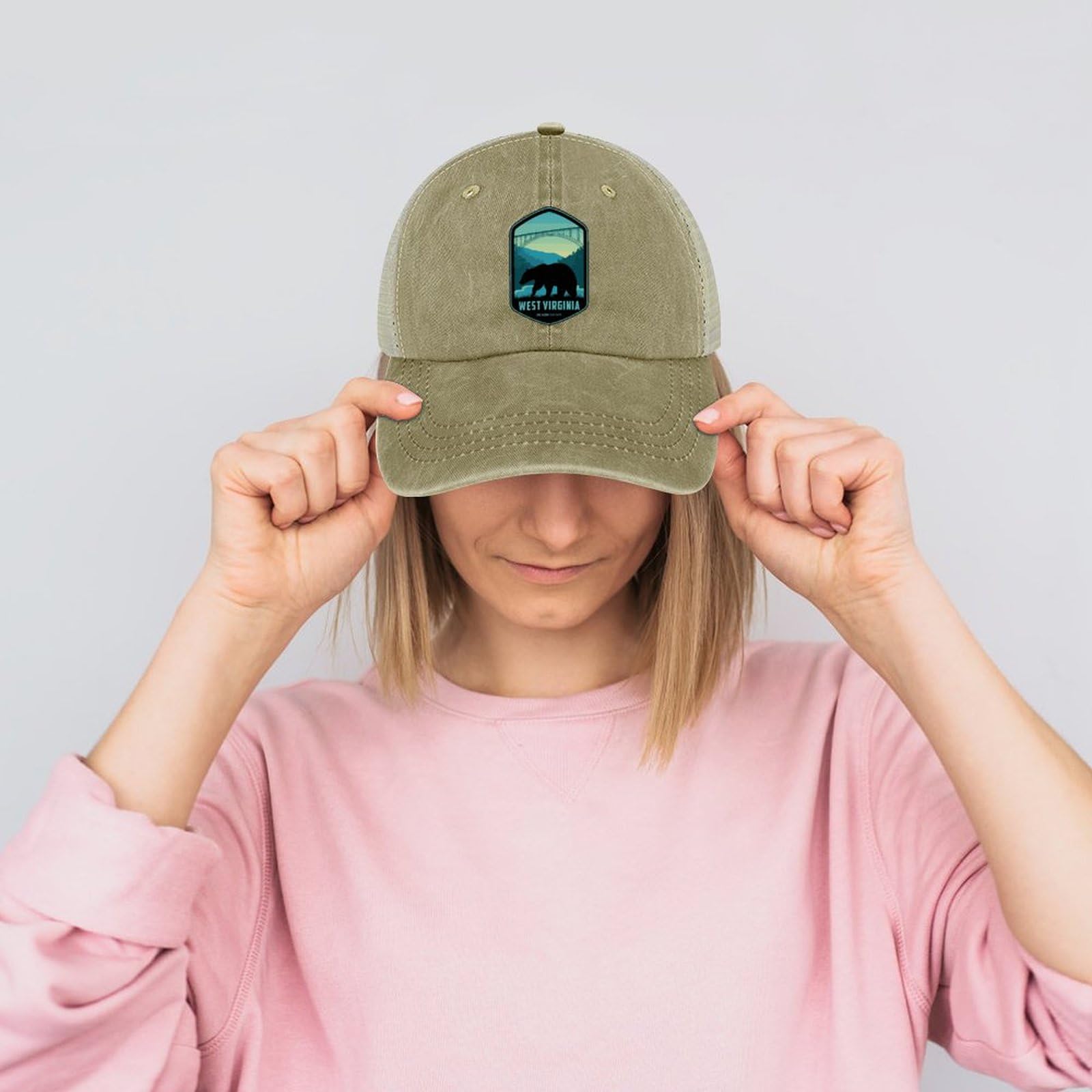 Funny Mesh Trucker Hats for Men - Breathable Golf & Outdoor Cap with Adjustable Snapback - Perfect for National Park Visits, Hiking, and Casual Wear