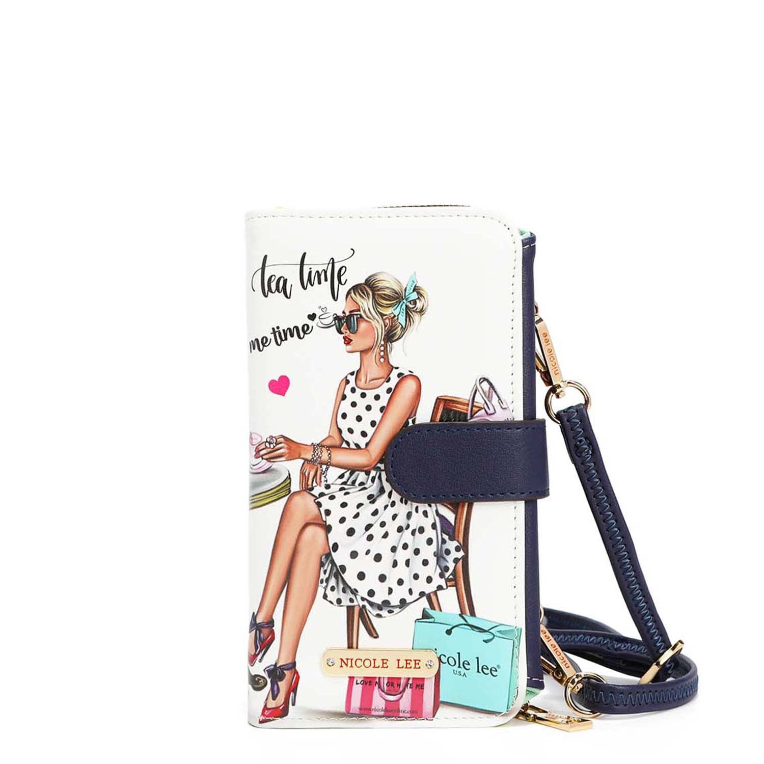 Stylish Trifold Phone Case with Crossbody Wallet - Perfect for Hands-Free Convenience While Shopping, Traveling, or Running Errands
