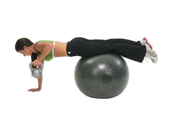 Yoga Mad 500Kg Professional Swiss Exercise Ball - 55cm Graphite for Yoga, Pilates & Home Workouts