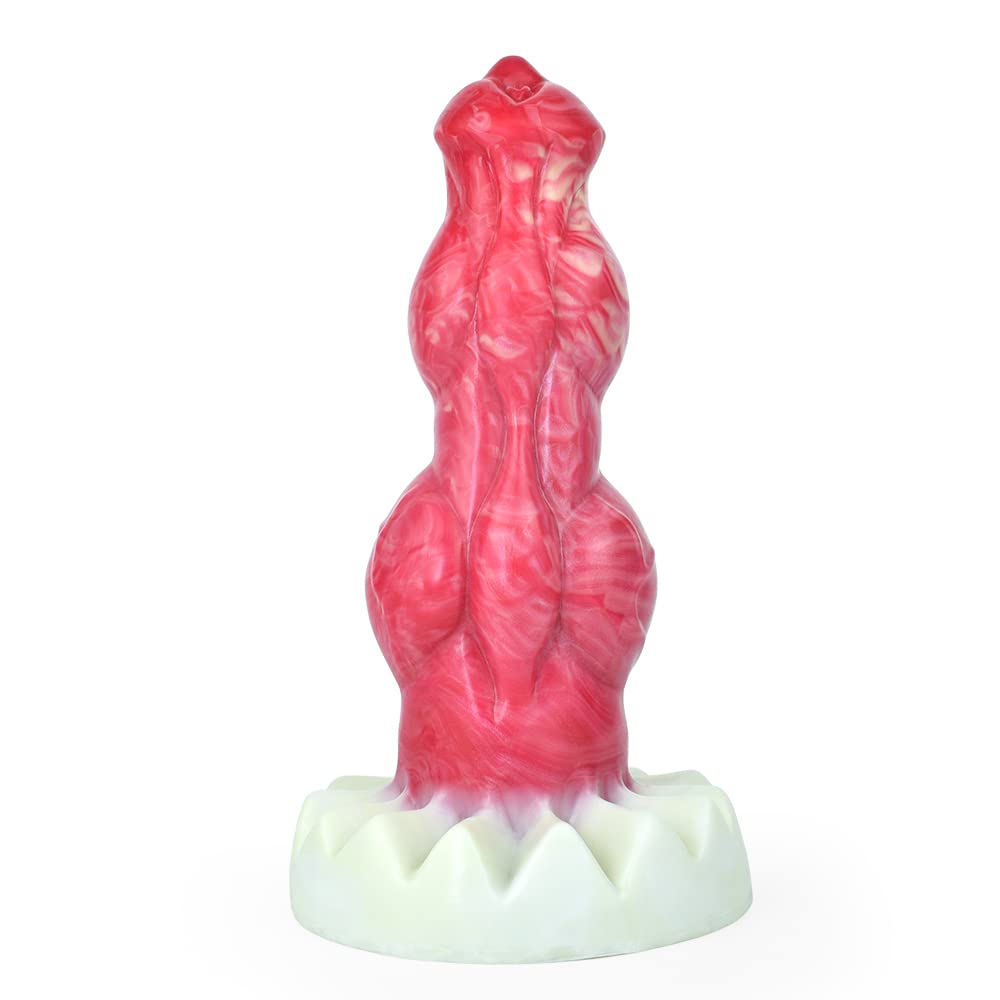 Premium Liquid Silicone Alien/Fido Dildo with Strong Suction Cup - Realistic Adult Sex Toy for Solo Play & Couples - BeHorny Collection | Perfect for BDSM, Fantasy Roleplay & Sensual Exploration