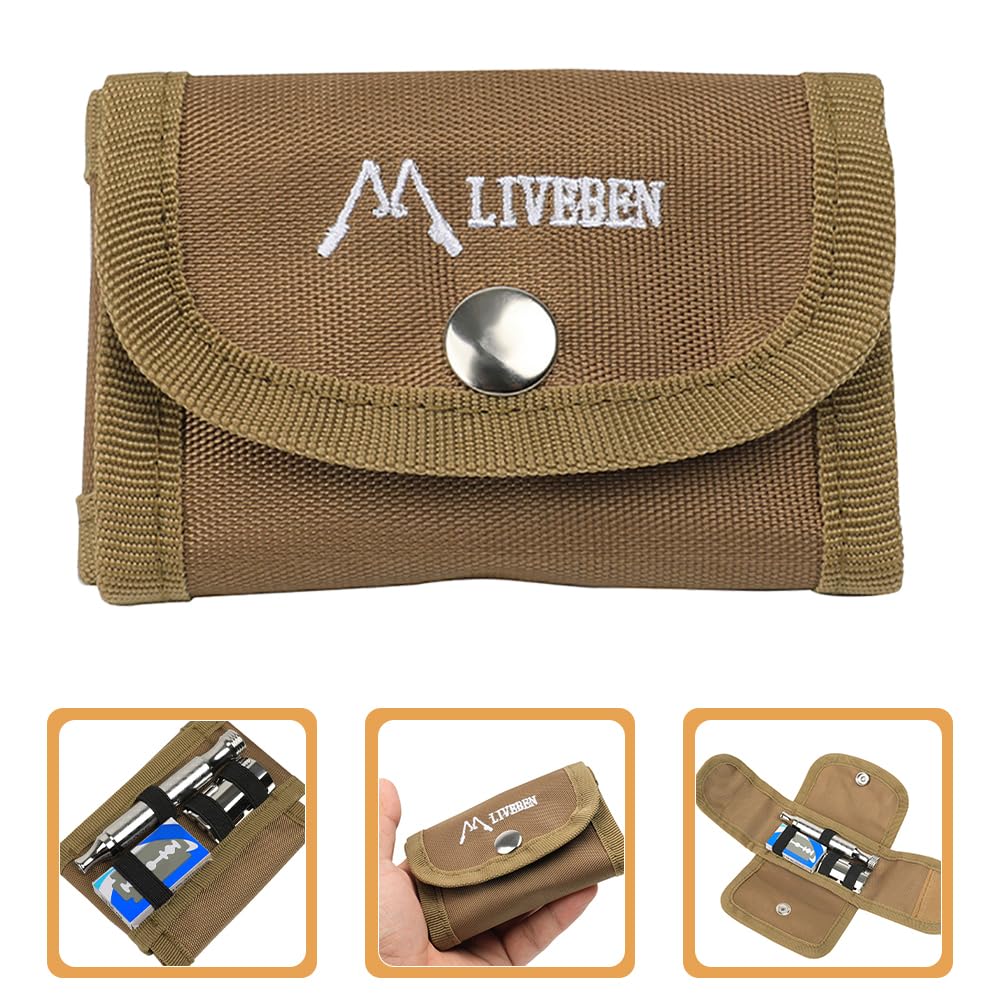1PCS Men's Razor Storage Bag - Soft Travel Shaver Case for Safety Razors - Grooming Organizer for Travel & Outdoor - Perfect for Camping, Gym, and Business Trips