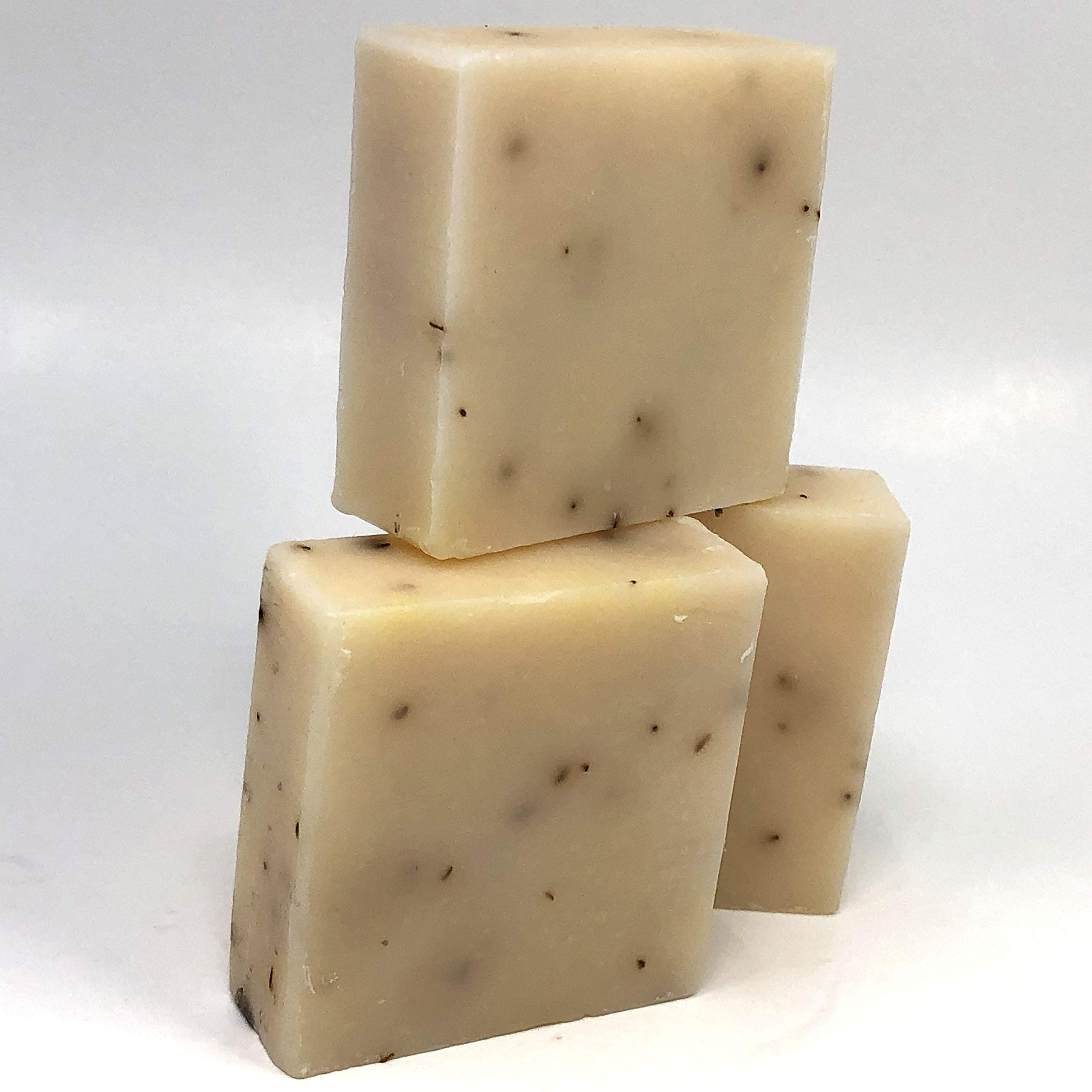 Natural Handmade Rosemary & Thyme Cold Process Soap - 5 oz Bar for Sensitive Skin & Aromatherapy