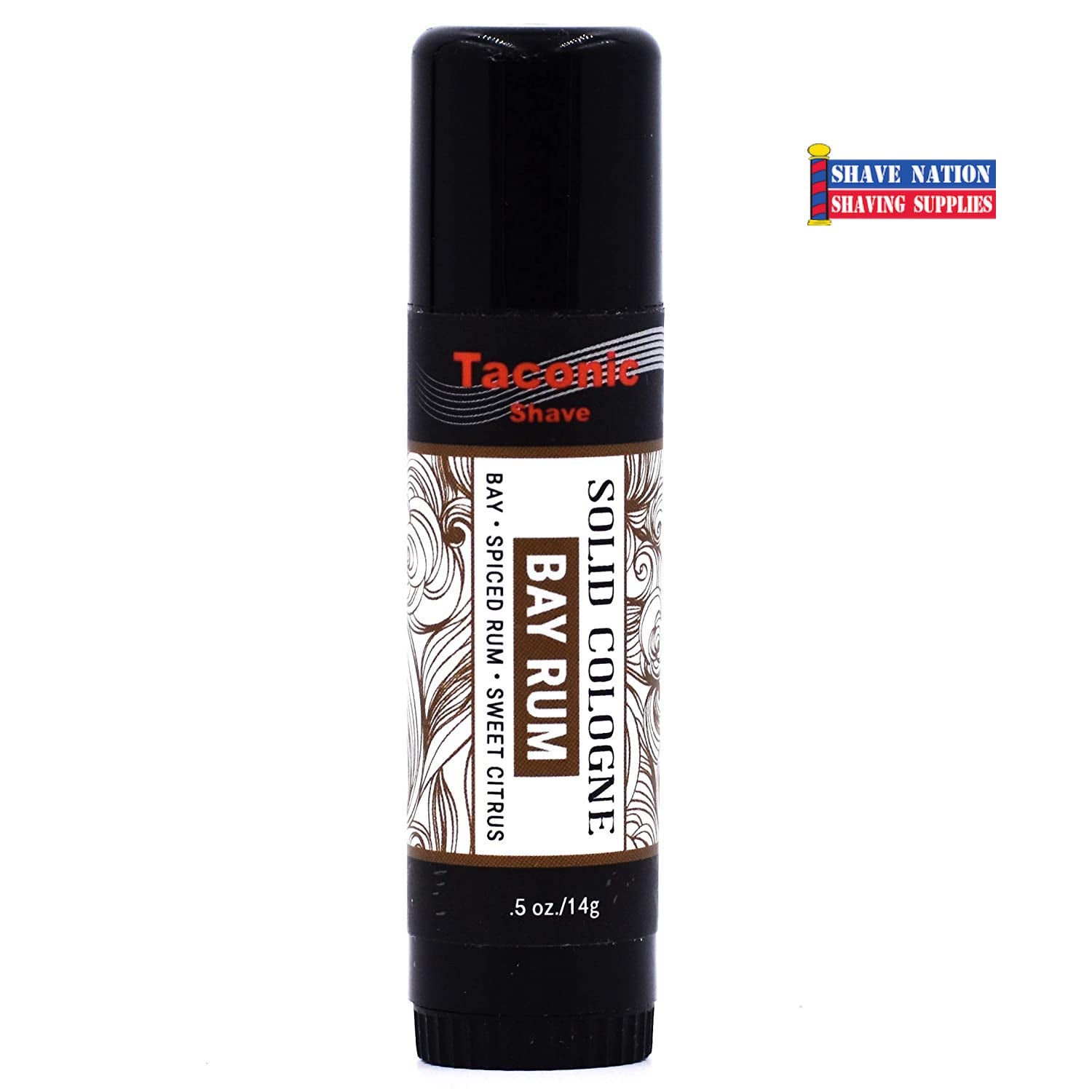 Taconic Bay Rum Solid Cologne for Men - Natural & Long-Lasting Fragrance - Perfect for Travel, Work & Date Night