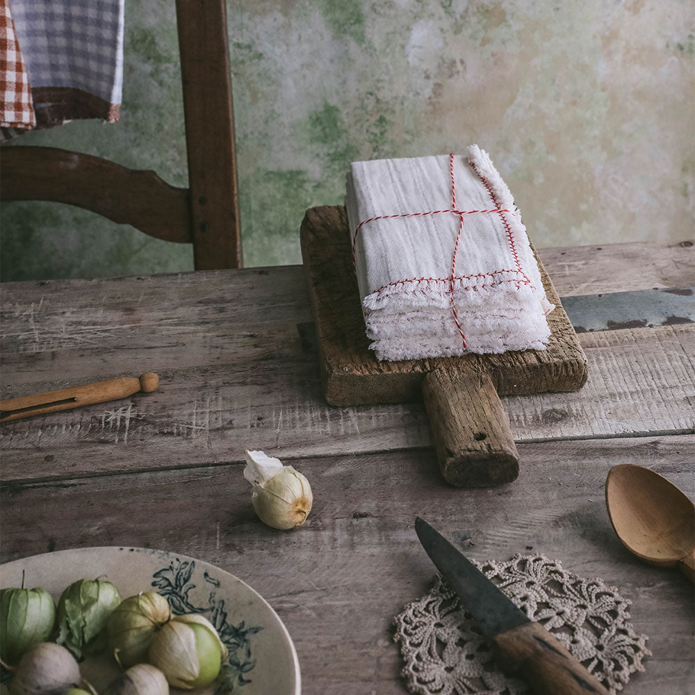Elegant Branch Napkin Set - 12-Piece Linen Napkins for Dining, Wedding, and Party Decor - Perfect for Holiday Tablescapes and Home Entertaining