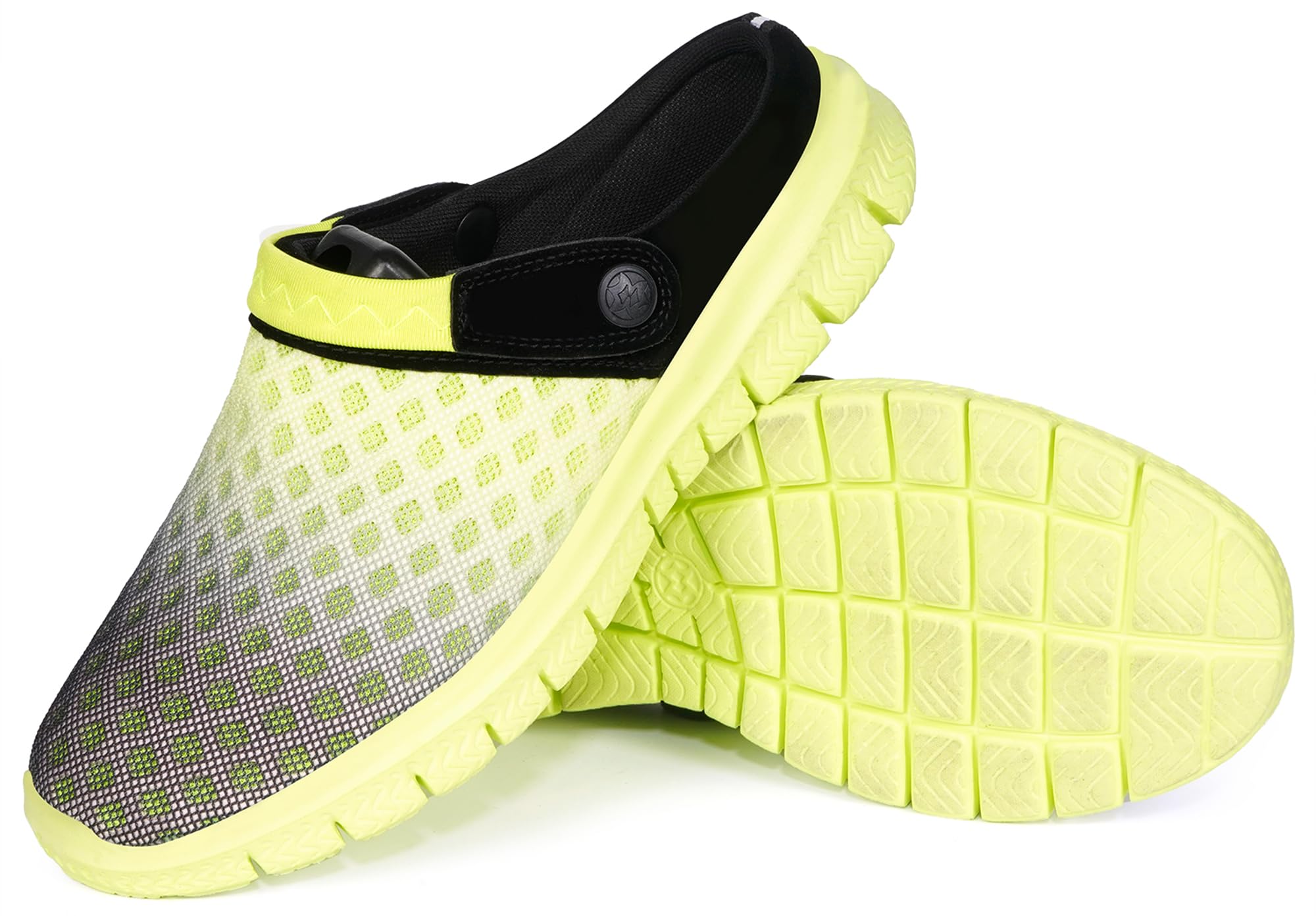 **Hsyooes Unisex Breathable Mesh Mules & Clogs - Non-Slip Garden Shoes for Men & Women - Summer Outdoor Beach Sandals & Comfortable Slippers for Walking, Gardening, and Relaxation**