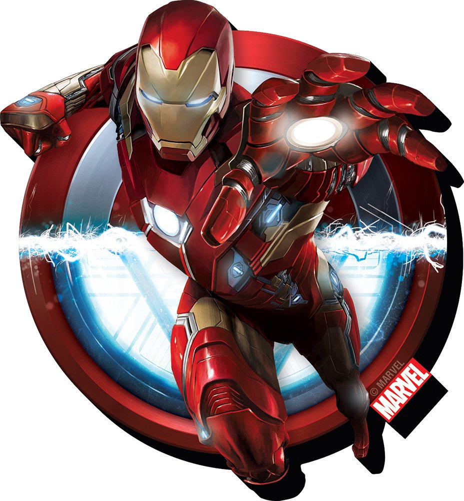Captain America Civil War Iron Funky Chunky Magnet - AQUARIUS Marvel Collectible Fridge Magnet for Home, Office & Gifts | Perfect for Comic Fans & Superhero Decor