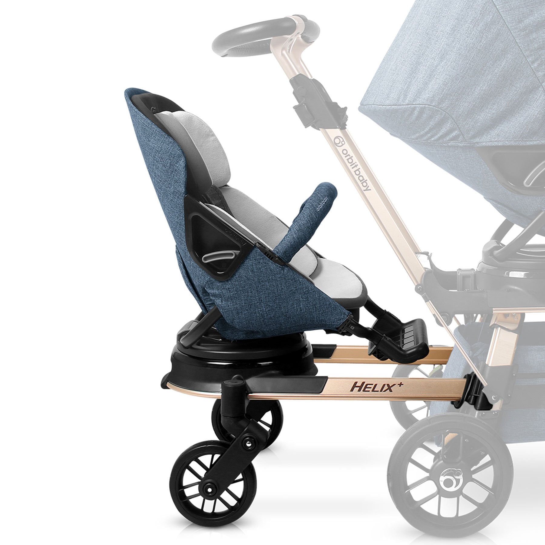 Helix+ Stroller Seat - Lightweight, Adjustable & Comfortable Baby Stroller Accessory for Travel, Shopping & Outdoor Walks