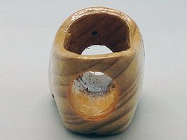 Handmade Wooden Shoe Napkin Rings - Elegant Carved Trim for Formal Dining & Holiday Table Decor