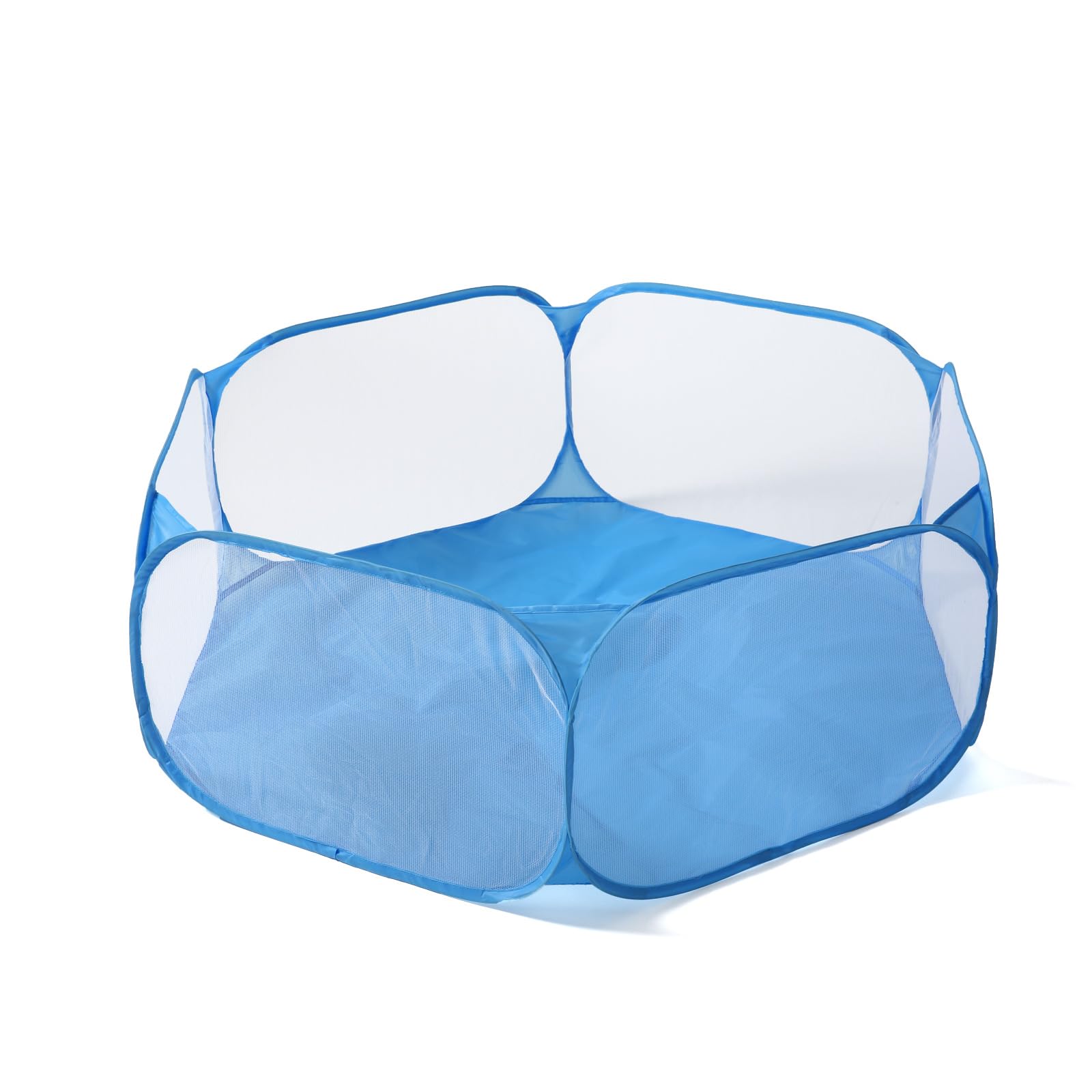 STARBOLO Kids Ball Pit Play Pool - Foldable Play Tent for Boys & Girls, Indoor Outdoor Toy Ball Pit with Carry Bag, Perfect for Birthday Parties, Daycare, Playroom & Backyard Fun (Blue)