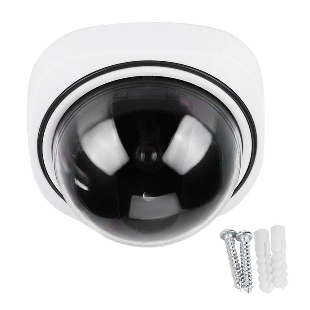 Fake Security Camera Outdoor Indoor - Realistic Dome Dummy Surveillance Camera for Home & Business Security - Deter Burglars & Intruders for Office, Garage, Storefront