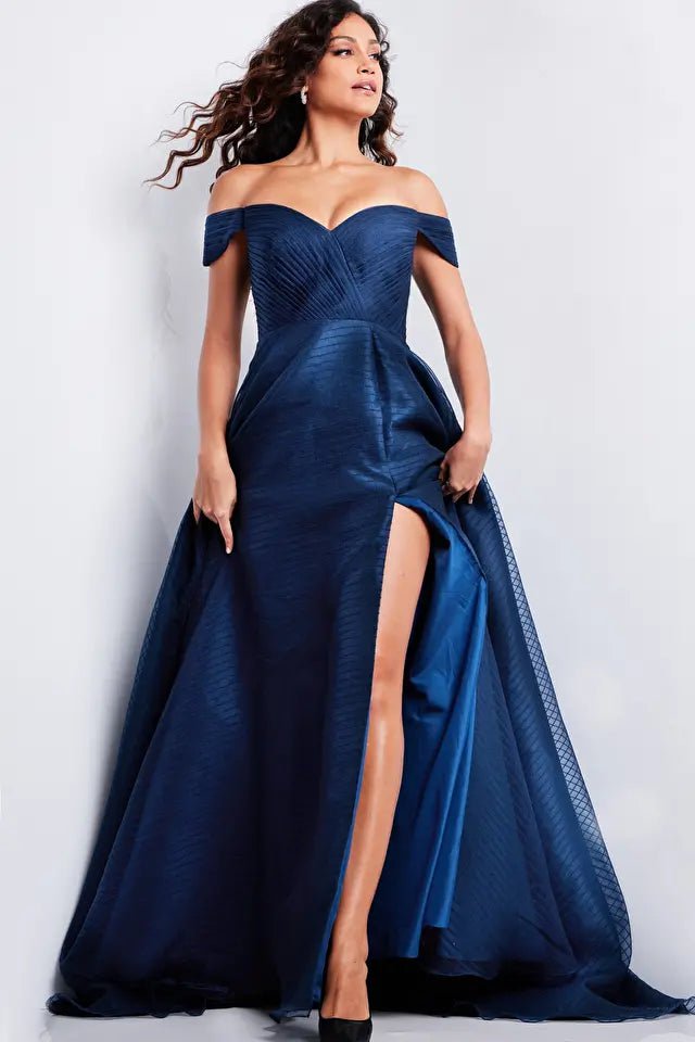 Jovani 23557 Women's Elegant Evening Dress for Prom, Wedding & Special Occasions | Formal Gown with Beading & Lace Details