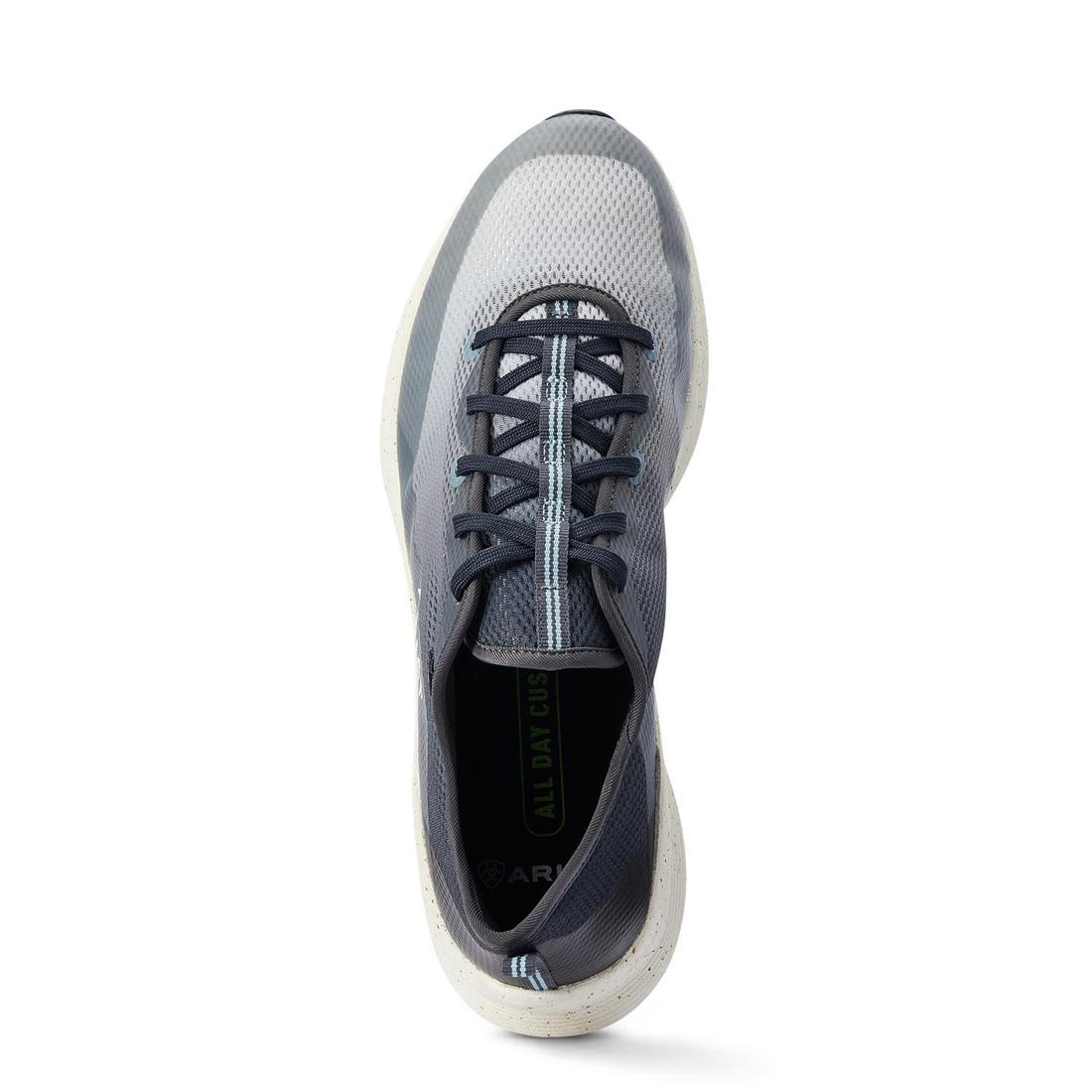 ShiftRunner Soft Toe Work Shoes for Men - Comfortable & Lightweight Smoky Grey - Perfect for Construction, Warehouse & Outdoor Jobs