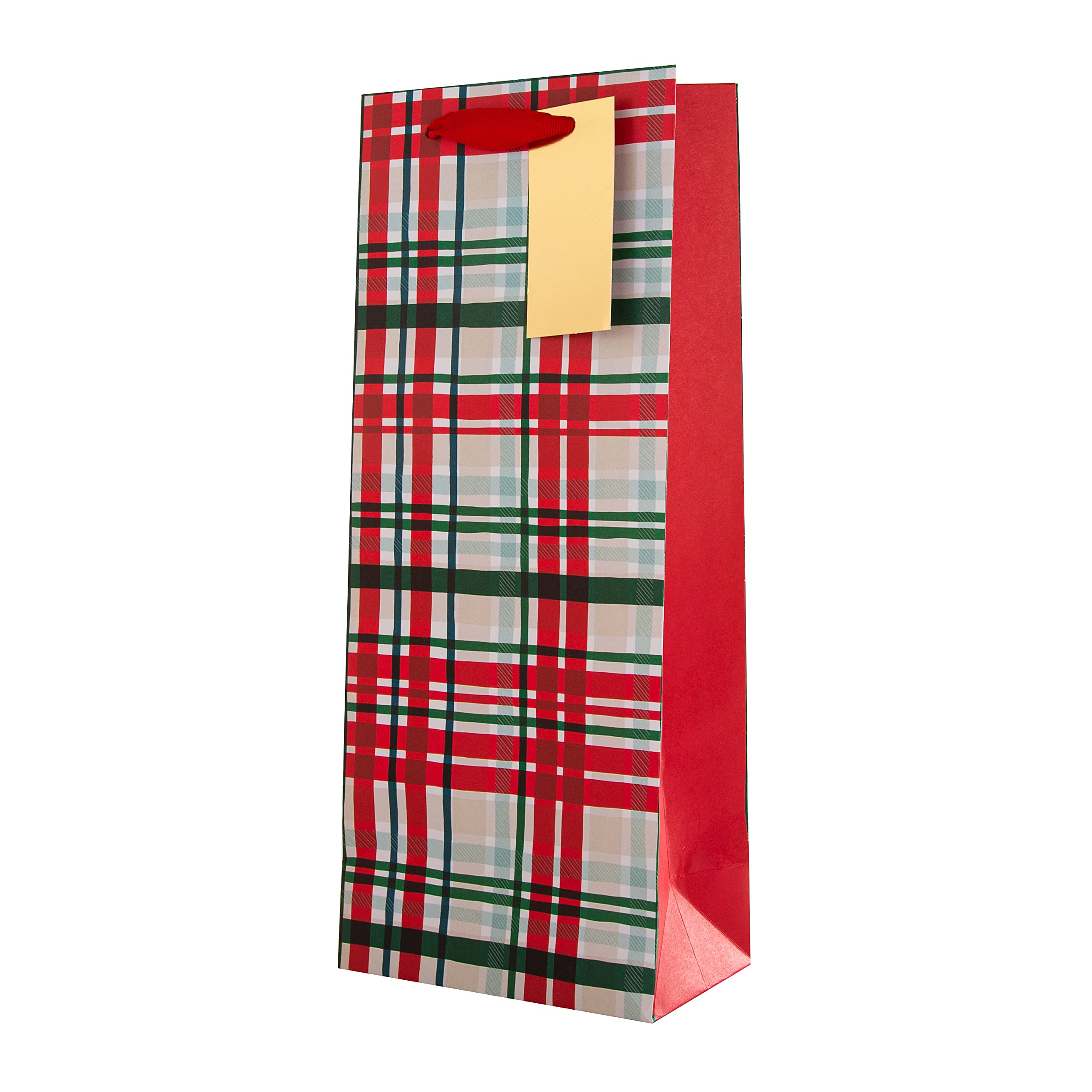 Hallmark Christmas Gift Bags - Set of 4 Red Tartan Holiday Present Bags for Gifts, Party Favors & Festive Wrapping | Perfect for Christmas Presents, Birthday Gifts & Special Occasions