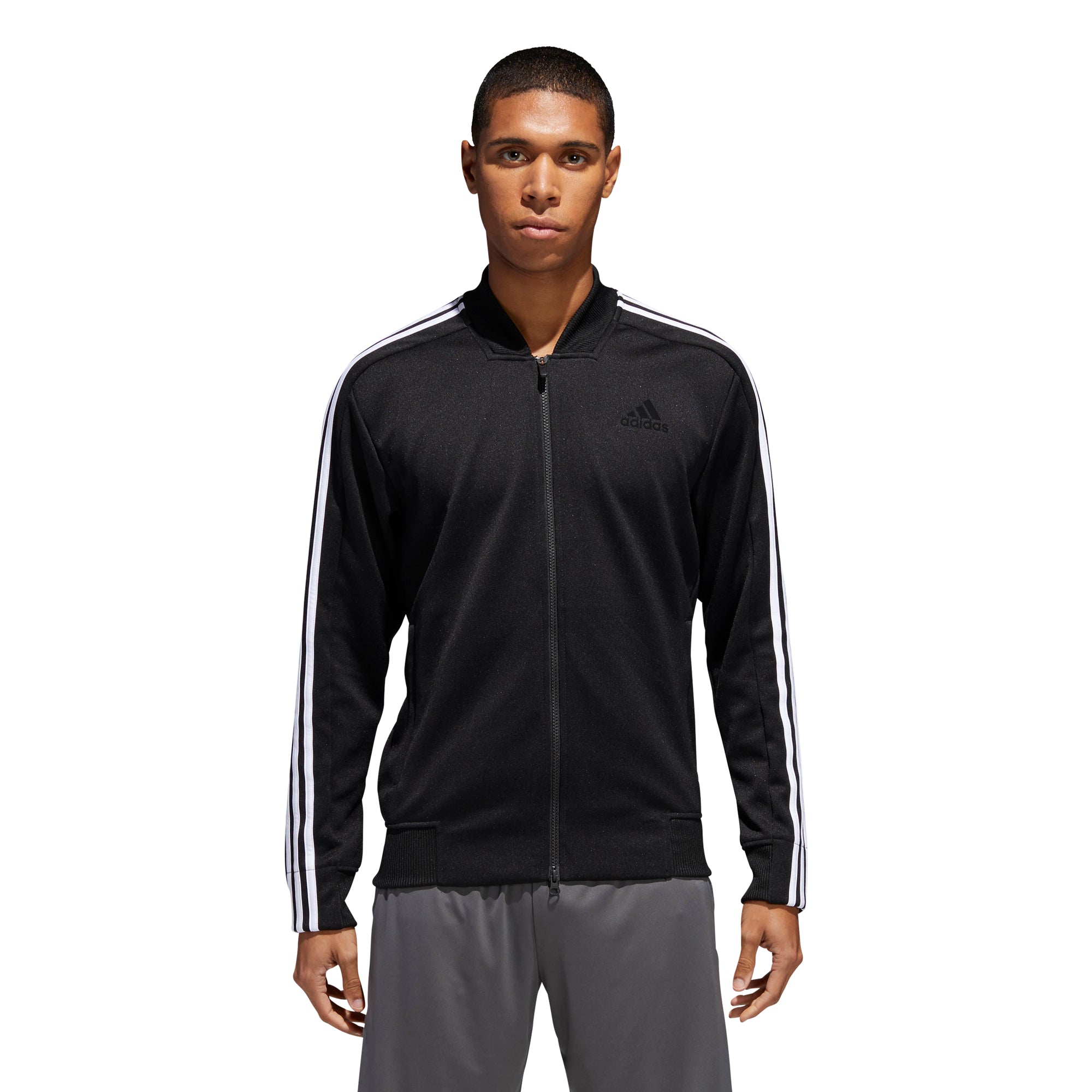 Adidas Men's Squad ID Track Jacket - Black CV3253 | Lightweight Running & Training Jacket for Men | Perfect for Gym, Jogging & Outdoor Sports